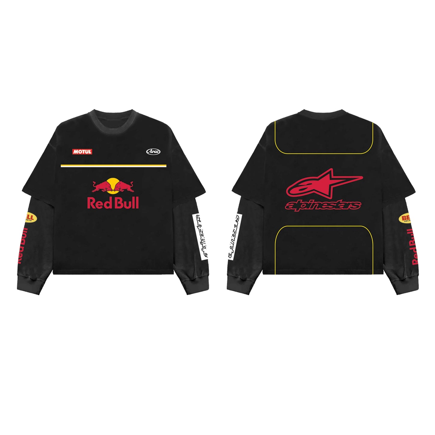 Alpinestars x Redbull Designed Oversized Long Sleeve T-shirt