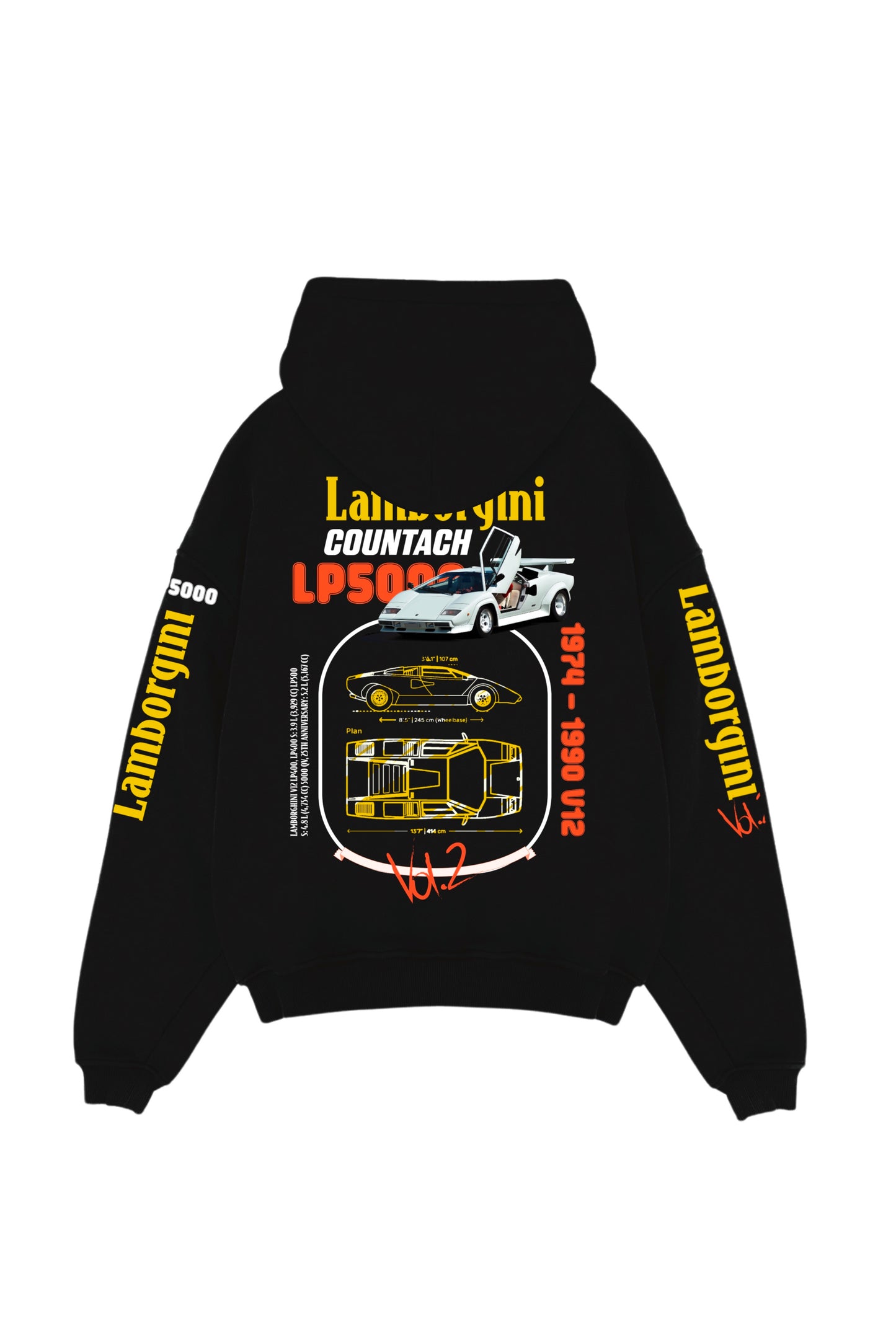 Lamborghini Designed Oversized Hoodie